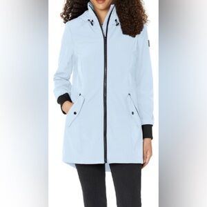 Calvin Klein Sky Blue Hooded Ski Jacket